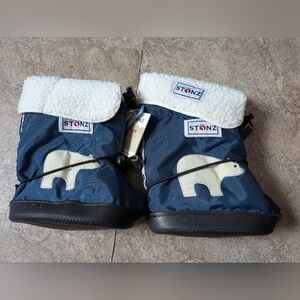 Stonz Navy Booties with Liners